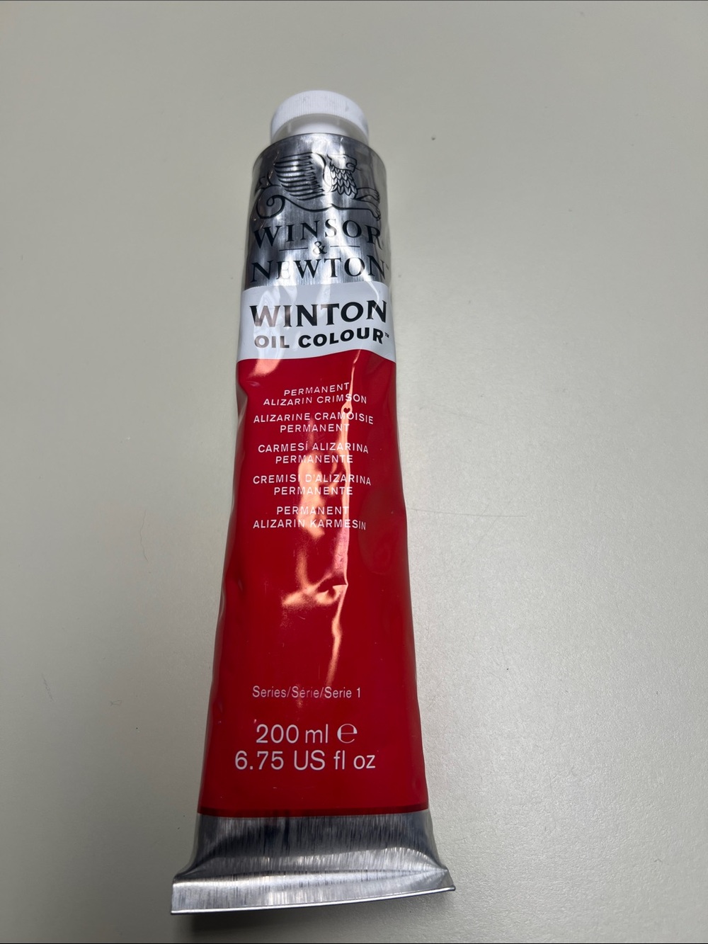 Winsor & Newton Winton Oil Colour - Permanent Alizarin Crimson (Red) 200ml